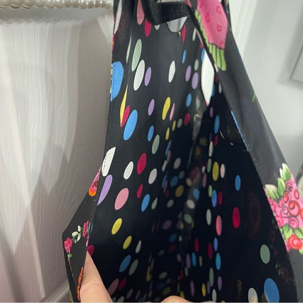 Vintage Impressions Flower & Polka Dot Layer Dress - Picture 14 of 14